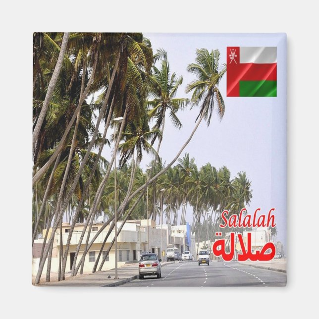 zOM007 SALALAH, Oman, Asien, Fridge Magnet (Framsidan)