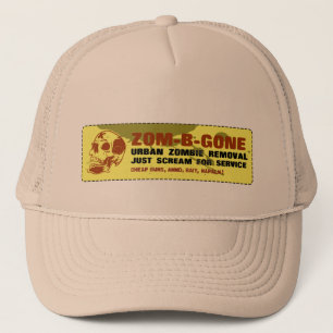 Zom-B-Borta stads- Zombieborttagning Keps