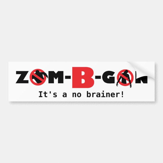 Zom-B-Gon bildekal (Framsidan)