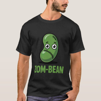 Zom Bean Rolig Zombie Mat Pun Cute Halloween Skämt T Shirt
