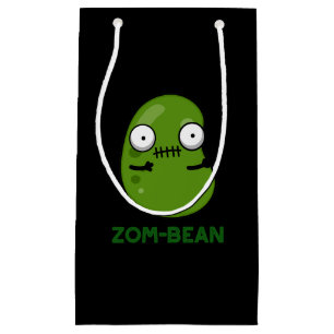 Zom-bönans Funny Halloween Zombie Bean Pun Mörk BG