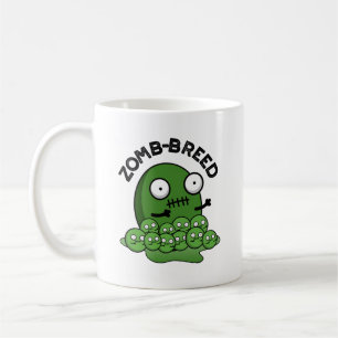Zom-breed Funny Halloween Zombie Breed Pun Kaffemugg