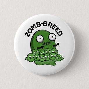Zom-breed Funny Halloween Zombie Breed Pun Knapp