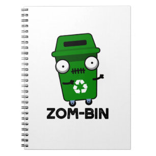 Zom-tunna Funny Halloween Zombie Sopor Tunna Pun Anteckningsbok