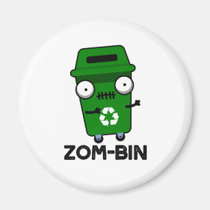 Zom-tunna Funny Halloween Zombie Sopor Tunna Pun Magnet