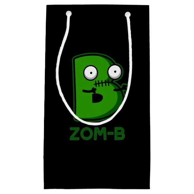 Zomb-b Funny Halloween Zombie Alphabet B Pun (Framsidan)