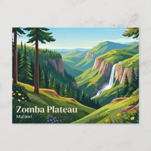 Zomba platån Malawi Vykort