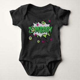 "ZomBaby" Funny Funky Cute PopArt Halloween Zombie T Shirt