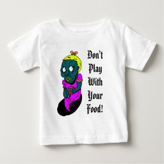 zombaby leka inte med din mat! t shirt