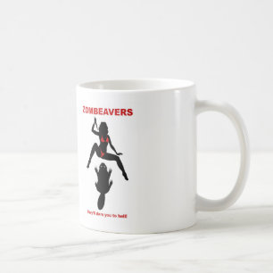 ZOMBEAVERS-mugg Kaffemugg