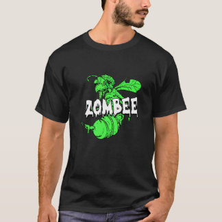 Zombee Halloween-kostym Cool Bee Zombie Puns Biedr T Shirt