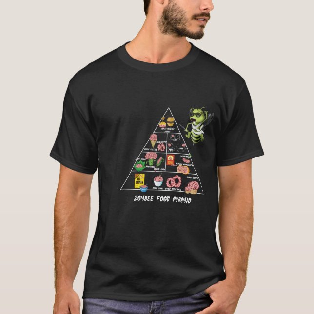 Zombee matpyramid t-shirt (Framsida)