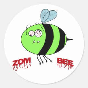ZomBee Runt Klistermärke