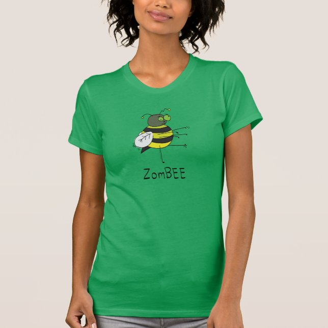 ZomBEE Zombie Bee Kvinnors T-shirt (Framsida)