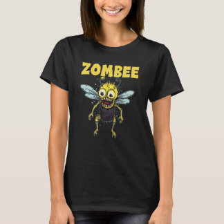 Zombee Zombie Funny bibibiffeeper Halloween Costum T Shirt