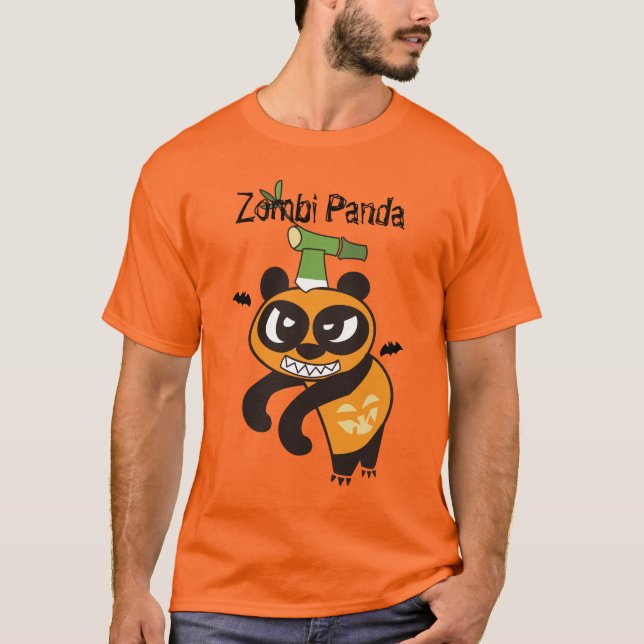 Zombi Panda Baby T-Shirt (Framsida)
