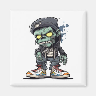 Zombias illustration (1) magnet