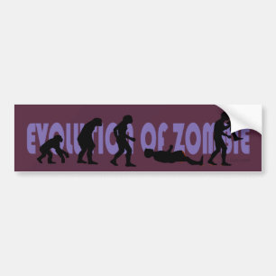 Zombias utveckling bildekal