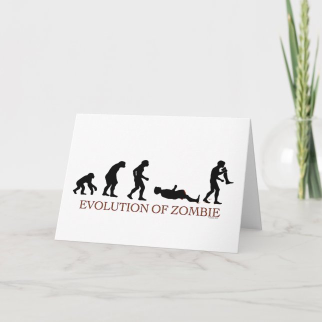 Zombias utveckling kort (Framsida)