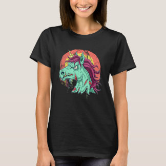 Zombicorn Zombie Unicorn Odöda Scary Halloween T Shirt