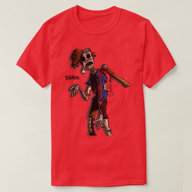 Zombie 1 t shirt (Design framsida)
