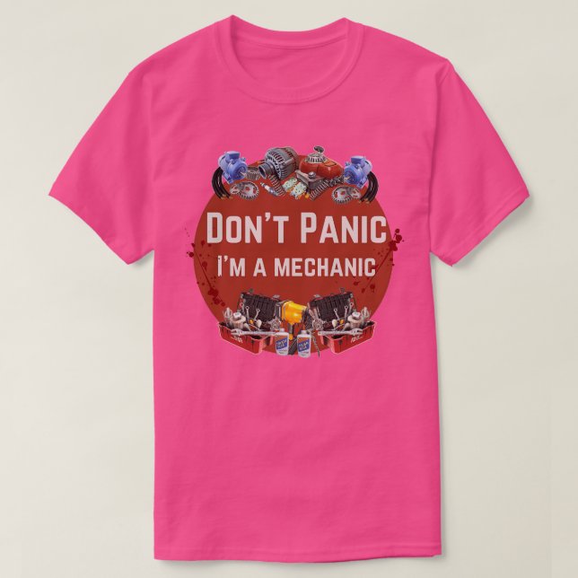 Zombie 7 dagar till Die Funny Mechanic T Shirt (Design framsida)