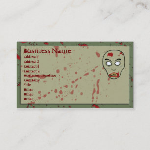 Zombie Affärskort Visitkort