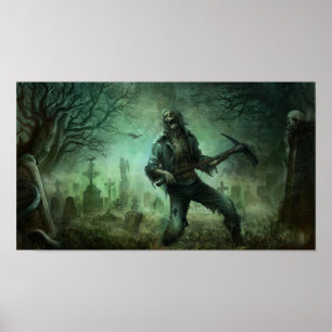 Zombie affischer