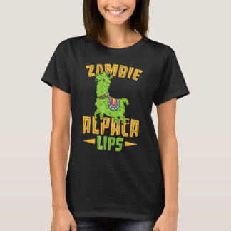 Zombie Alpacalips Lama Alpaca Viska T Shirt