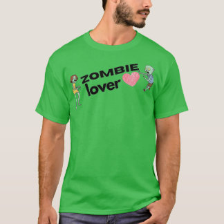 Zombie Älskare Funny Design T Shirt
