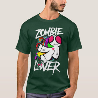 Zombie Älskare Scary Halloween Costume 6934 T Shirt