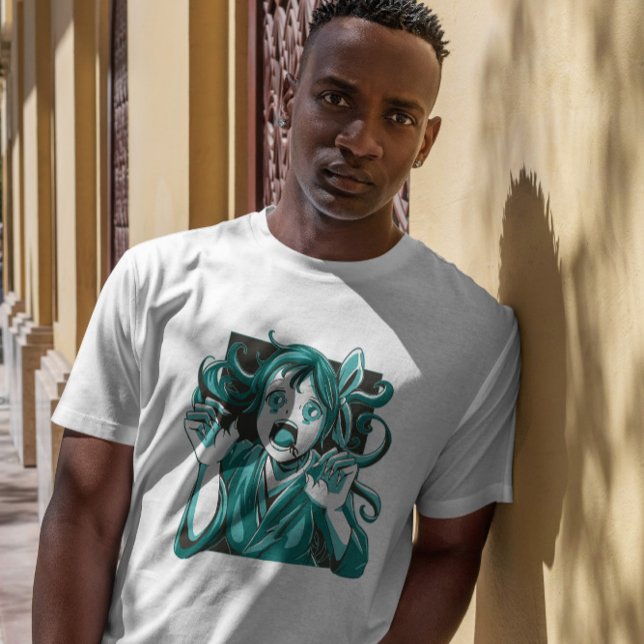 Zombie Anime Girl Cute T Shirt (Skapare uppladdad)