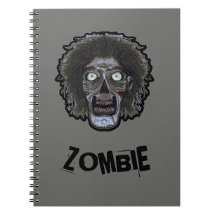 ZOMBIE Ansikte Anteckningsbok