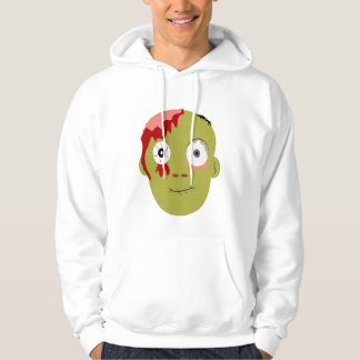 Zombie ansikte Expression Hoodie