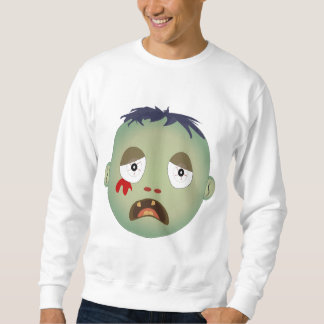 Zombie ansikte Expression Lång Ärmad Tröja
