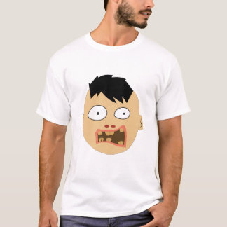Zombie ansikte Expression T Shirt