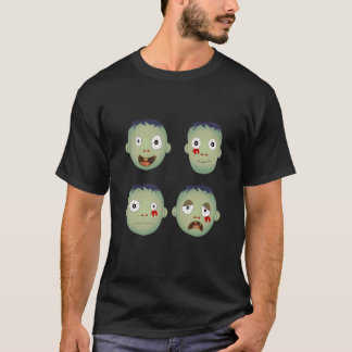 Zombie ansikte Expression T Shirt