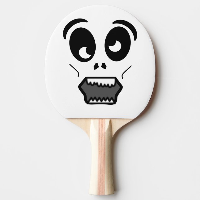 ZOMBIE ANSIKTE PINGISRACKET (Framsidan)