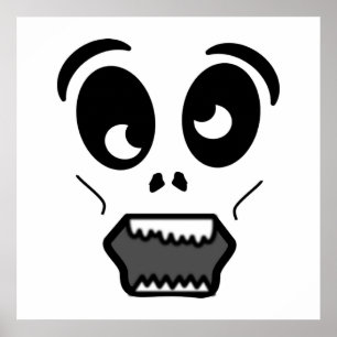 ZOMBIE ANSIKTE POSTER