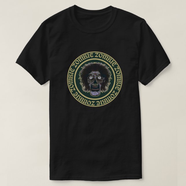 ZOMBIE Ansikte T Shirt (Design framsida)