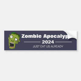 Zombie Apocalypse 2024 Bildekal