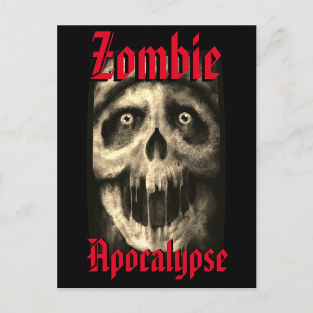 Zombie Apocalypse 2 Vykort (Framsida)