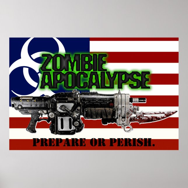 Zombie Apocalypse America Poster (Framsidan)