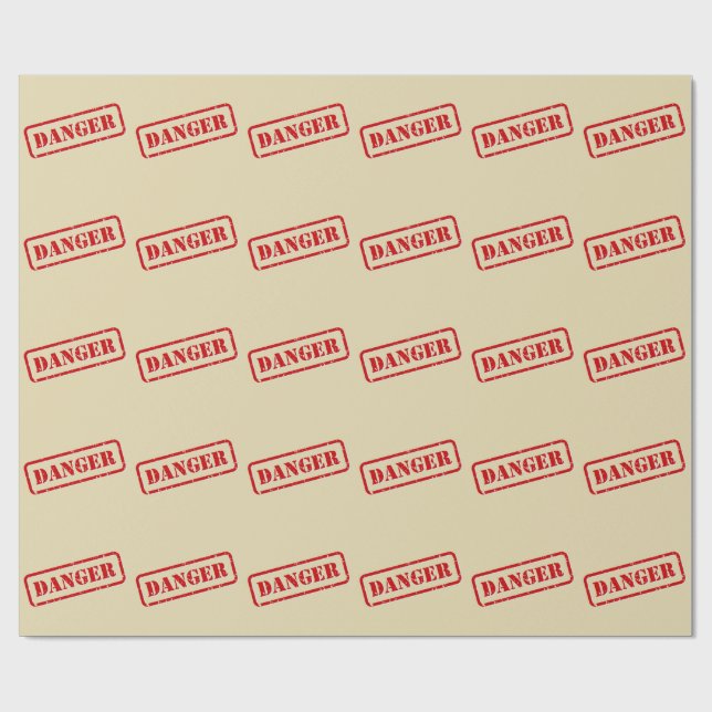 Zombie Apocalypse Birthday | Halloween Biohazard Presentpapper (Platt)