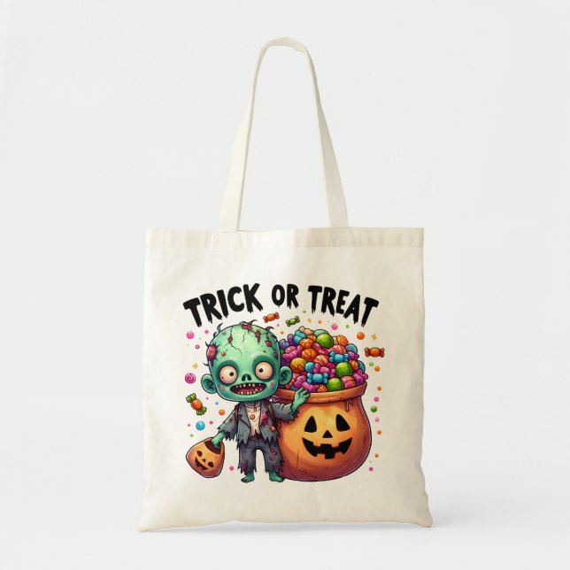 Zombie Apocalypse Bus eller godis Bag Tygkasse (Framsidan)