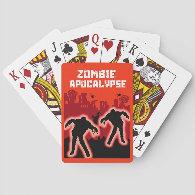 Zombie Apocalypse Casinokort (Baksidan)