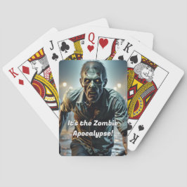 Zombie Apocalypse Creepy Funny Casinokort