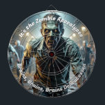 Zombie Apocalypse Creepy Funny Darttavla<br><div class="desc">Vare sig du är proffs eller bara leker för roligt, så ger den här läsken, men på något sätt enastående zombieavlyssning dig personlighet - var försiktig med Zombie Apocalypse! Behålla den aktuella ritbordsbilden eller ersätt den med en egen. Gör en underbar gåva. Perfekt för en mangrotta, hon spillde, kandidat eller...</div>
