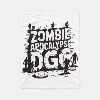 Zombie Apocalypse Dgc Rolig Discgolf Zombieälskare Fleecefilt