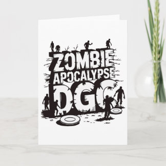 Zombie Apocalypse Dgc Rolig Discgolf Zombieälskare Kort